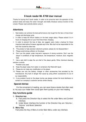 ML E708 User Manual