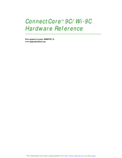 Digi ConnectCore 9C Hardware Reference Manual