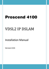 Proscend 4100 Installation Manual