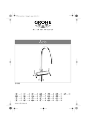 Grohe Atrio 31 000 Manual