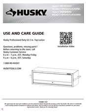Husky HPRO63TLOCKERBL Use And Care Manual