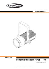 SHOWTEC Performer Pendant 75 Q6 User Manual