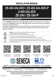Seneca ZE-4DI-2AI-2DO Installation Manual