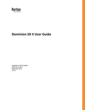 LEGRAND Raritan Dominion SX II User Manual