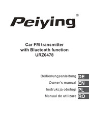 Peiying URZ0478 Owner's Manual