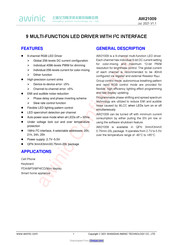 AWINIC AW21009QNR Manual