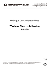 Conceptronic PARRIS01 Quick Installation Manual
