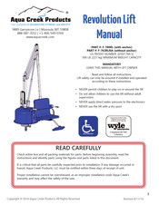Aqua Creek Revolution Manual
