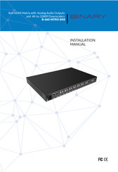 Binary B-660-MTRX-8X8 Installation Manual