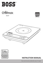 Boss Chefmax B-537 Instruction Manual