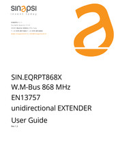 Sinapsi SIN.EQRPT868X User Manual