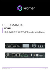 Kramer KDS-SW3-EN7 User Manual