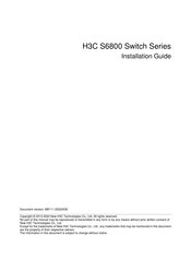 H3C S6800-54HT Installation Manual