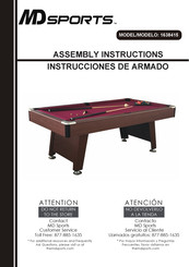 MD SPORTS 1638415 Assembly Instructions Manual