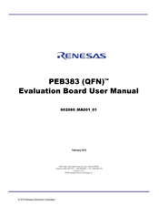 Renesas PEB383 QFN User Manual
