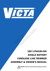 Victa 80102224 Assembly & Owners Manual