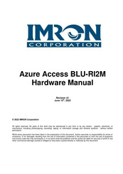 Imron Corporation Azure Access BLU-RI2M Hardware Manual