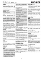 EUCHNER STP-TW-4A-2131AC024M Operating Instructions Manual