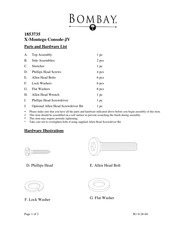 Bombay X-Montego Console-JV 1853735 Quick Start Manual