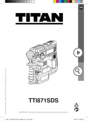 Titan TTI871SDS Manual