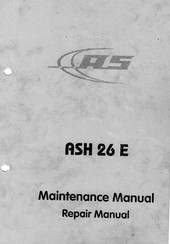 Alexander Schleicher ASH 26 E Maintenance Manual