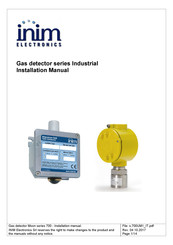 INIM Electronics Moon E700C-2 Installation Manual