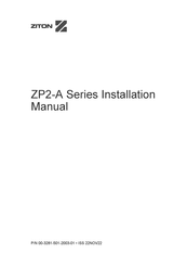 Ziton ZP2-AF2-PRT Installation Manual
