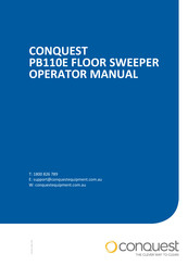 CONQUEST PB110E Operator's Manual