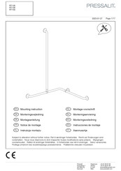 Pressalit PLUS RT136 Mounting Instruction