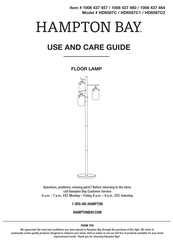 HAMPTON BAY HD6587C2 Use And Care Manual