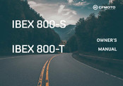 CF MOTO IBEX 800-T Owner's Manual