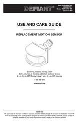 Defiant 1002694759 Use And Care Manual