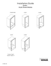 Kohler Sonata K-1642 Installation Manual