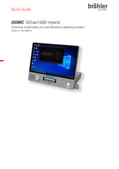 Brähler Systems DIGIMIC SChair133D Hybrid Quick Manual