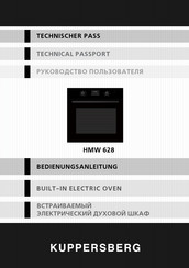 Kuppersberg HMW 628 Technical Passport