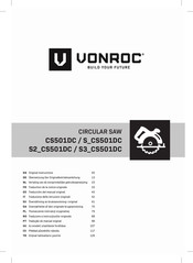 VONROC CS501DC Original Instructions Manual