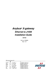 Hms Anybus AB7665 Installation Manual