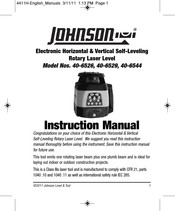 Johnson Level & Tool 40-6526 Instruction Manual