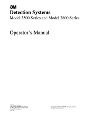 3M Detection System 3501 Operator's Manual