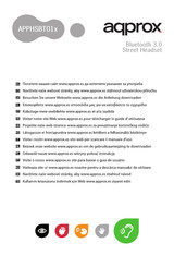 aqprox! APPHSBT01x Instructions Manual