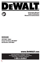 DeWalt DCED400 Instruction Manual