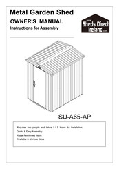 Sheds Direct Ireland SU-A65-AP Owner's Manual