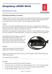 Kongsberg cNODE Micro Quick Reference Manual
