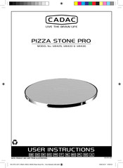 Cadac PIZZA STONE PRO 40 User Instructions