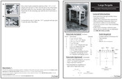 New England Arbors Large Pergola Assembly/Mounting Instructions