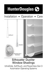 Hunter Douglas Silhouette Duolite UltraGlide Instruction Manual
