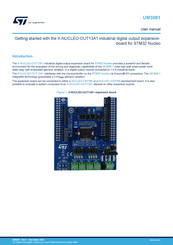 ST X-NUCLEO-OUT13A1 User Manual