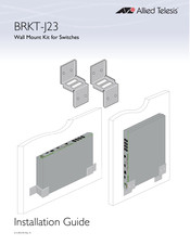 Allied Telesis BRKT-J23 Installation Manual