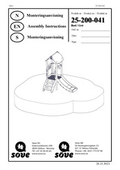 Sove 25-200-041 Assembly Instructions Manual