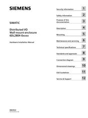 Siemens Simatic 6DL2804-0 Series Installation Manual
